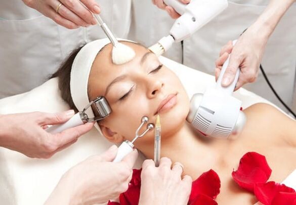 various types of tools for skin rejuvenation
